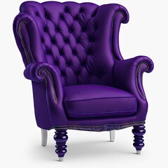 old purple velvet chair armchair 