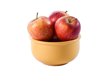natural and healthy tropical fruit apples on the table on white texture background