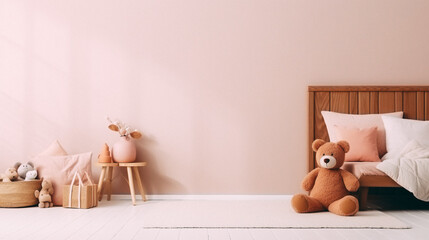 Baby interior design pink