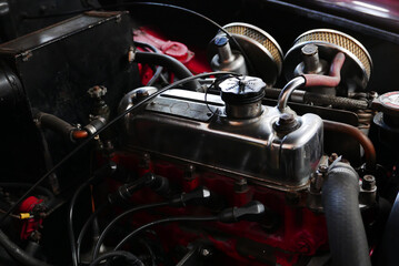 Vintage vehicle engine