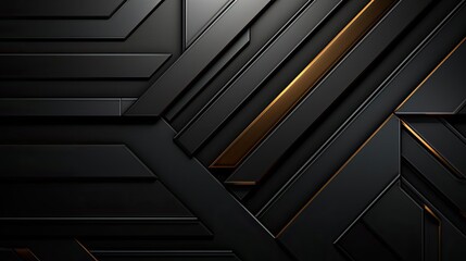 Fototapeta premium Front view of abstract modern luxury black background for modern wallpapers background