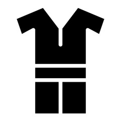 The Black Jersey Icon Symbol is Perfect as an Additional Element to your Design