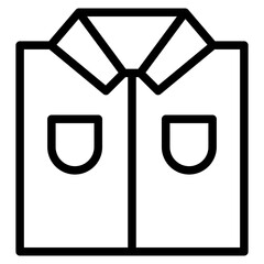 The Black Shirt Icon Symbol is Perfect as an Additional Element to your Design