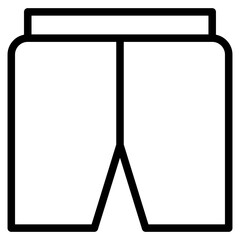 The Black Short Pants Icon Symbol is Perfect as an Additional Element to your Design