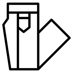 The Black Pants Icon Symbol is Perfect as an Additional Element to your Design