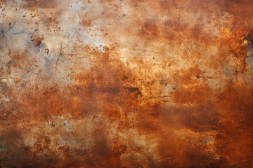 Grunge Rusty Orange-Brown Corten Steel Texture Background