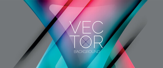 Fototapeta premium Fluid gradient arrow abstract. Vibrant arrows dance in a dynamic geometric backdrop, exuding captivating energy and movement