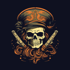 Vector skull