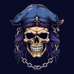 Vector skull