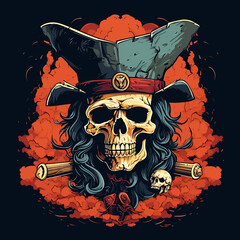 Vector skull