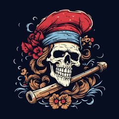 Vector skull