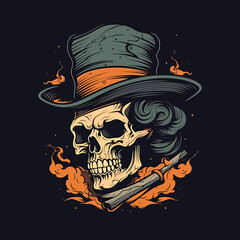 Vector skull