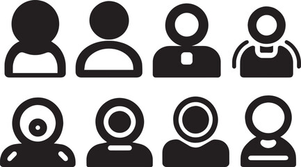 User Profile vector Icon Pack illustration