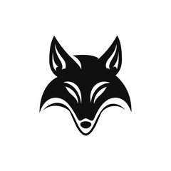 Simple Fox Head Logo Emblem