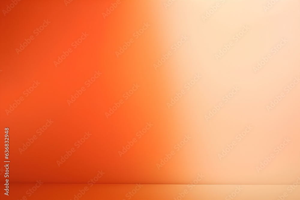 Wall mural orange wall background made by midjourney