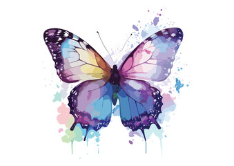 Obraz na płótnie Canvas colorful butterfly vector