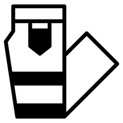 The Black Pants Icon Symbol is Perfect as an Additional Element to your Design