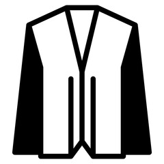 The Black Blazer Icon Symbol is Perfect as an Additional Element to your Design