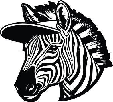 Zebra In Visor
