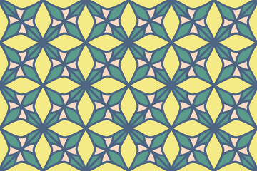 Seamless abstract geometric shape pattern