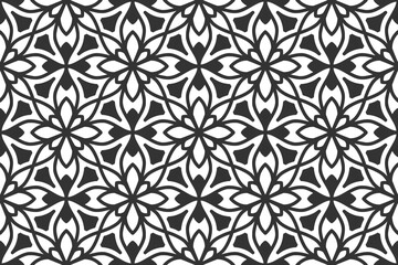 Fototapeta premium Seamless abstract geometric shape pattern