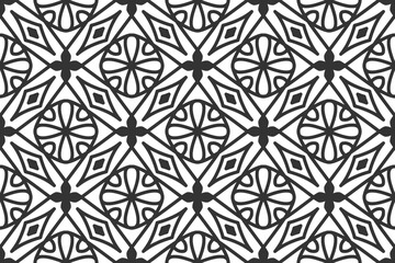 Seamless abstract geometric shape pattern