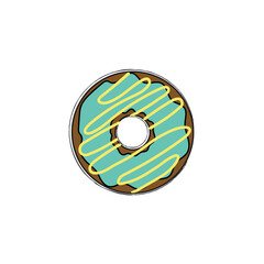 Sweet Donut Dessert Food Illustration Art