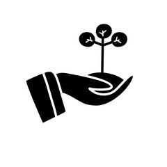 Plant love icon