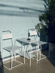 office interior with table