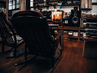 interior of oudio room 