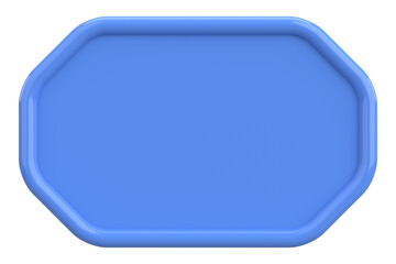 Price tag. Text box. 3D illustration.