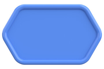 Price tag. Text box. 3D illustration.