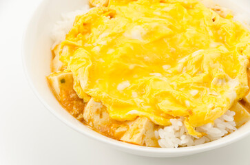 ふわふわ玉子のせ麻婆丼