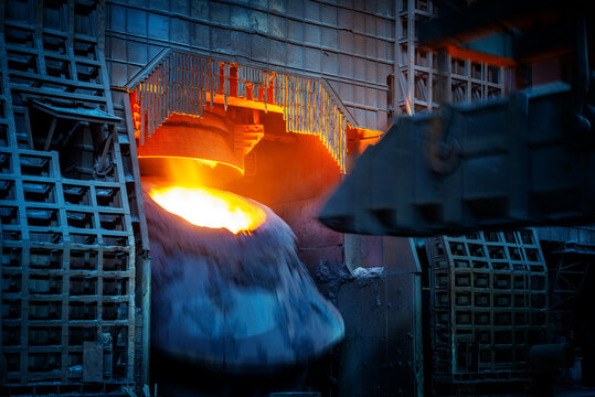 In the production of steel mills