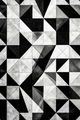 Elegance in Monochrome: Captivating Black and White Abstract Wallart, Generative AI