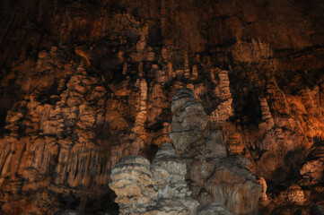 Grotta gigante transl. Giant cave in Trieste - obrazy, fototapety, plakaty