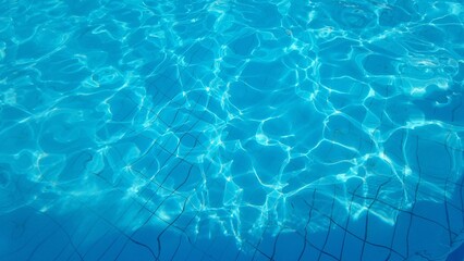 swimming pool background top view holidays hotel summer swimming blue water and lines