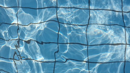 swimming pool background top view holidays hotel summer  swimming blue water and lines