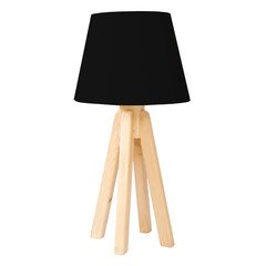 Wooden table lamp isolated on white background. Interior design Inspiration. Furniture modern inspiration. Home living. Wooden Wardrobe inspiration.
