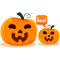 Ghost pumpkins boo!
