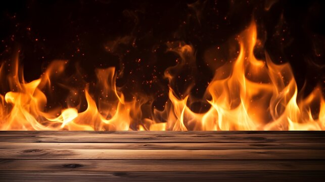 Flammende Atmosph&auml;re: Hintergrund in feurigen Farben
