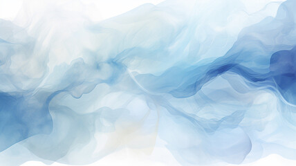 Obraz premium Watercolor Background: Soft and Pale Blue and White