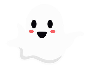 cute ghost Halloween vector
