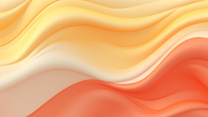 orange and light yellow waves and lines abstract background, creative autumn pattern