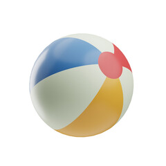 summer game Ball illustration 3d