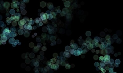 abstract background with glowing circles