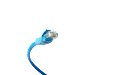 Patchcord isolated, Internet cable, data exchange, online communication,