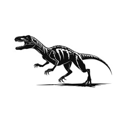 Running Velociraptor silhouette icon sign, Raptor dinosaurs symbol design, vector illustration isolated on white background