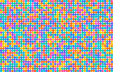 Abstract color polka dots pattern background