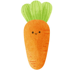 carrot isolated on white